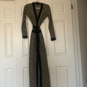 Black Checkered Dress